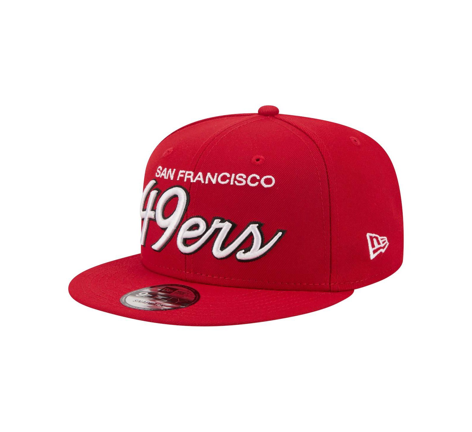 Мужская кепка New Era Scarlet San Francisco 49ers Core Team Script 9FIFTY Snapback