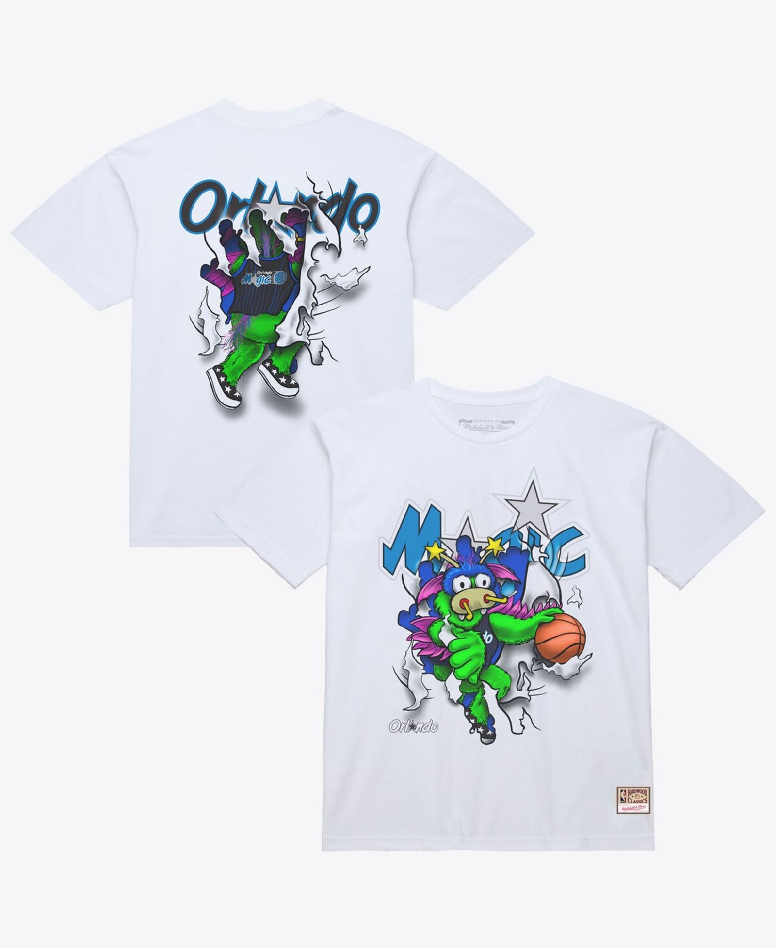 Mitchell & Ness Men's White Orlando Magic Breakthrough T-Shirt