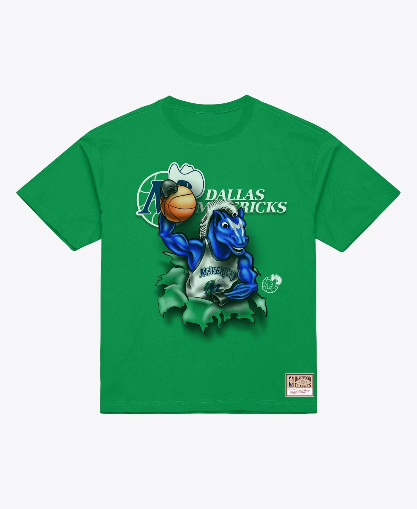 Mitchell & Ness Мужская футболка Dallas Mavericks Breakthrough Green