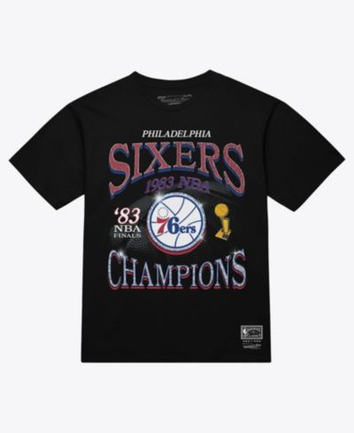 Mitchell & Ness Men's Black Philadelphia 76ers Champions Era T-Shirt