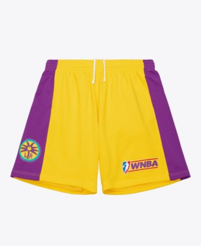 Мужские шорты Mitchell & Ness Gold Los Angeles Sparks 2001 Court Origins Swingman