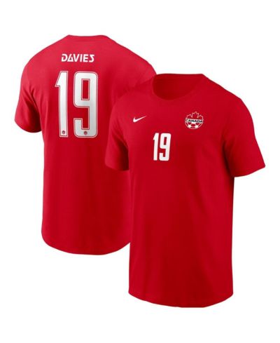 Мужская футболка Nike Alphonso Davies Canada Soccer, красная