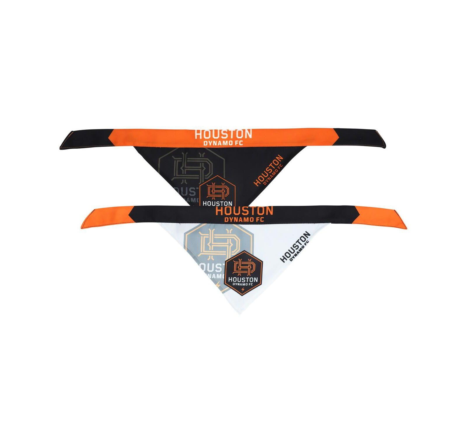 Little Earth Houston Dynamo FC Two-Pack Pet Bandana Set