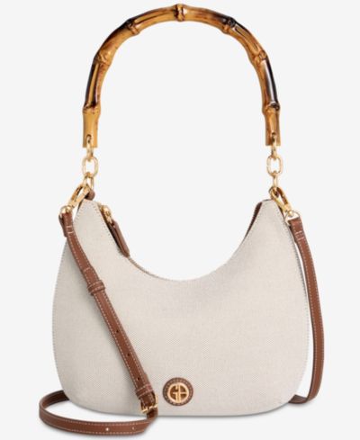 Giani Bernini Hobo из льна с бамбуковой ручкой