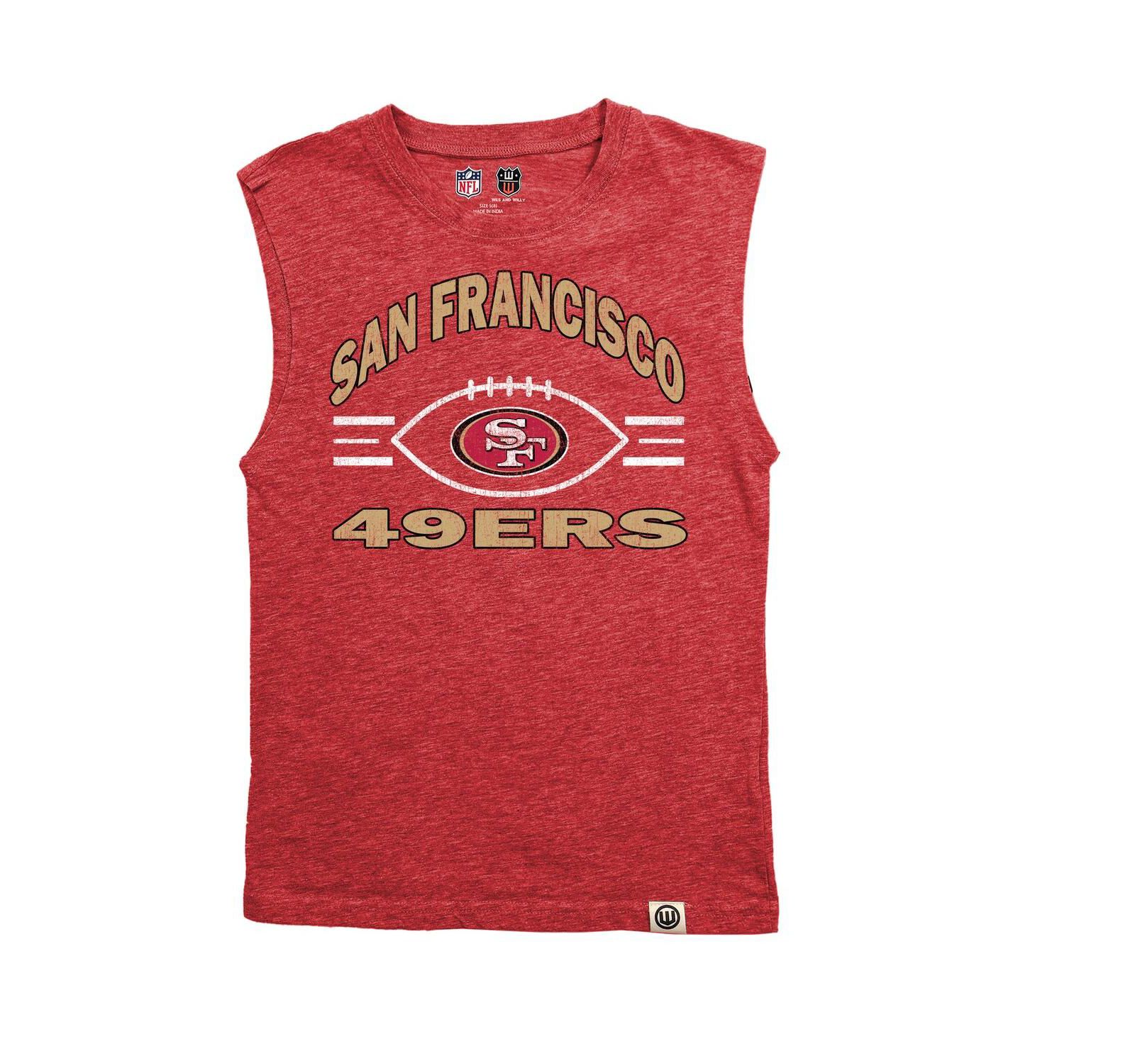 Wes & Willy детская майка для мальчиков и девочек San Francisco 49ers