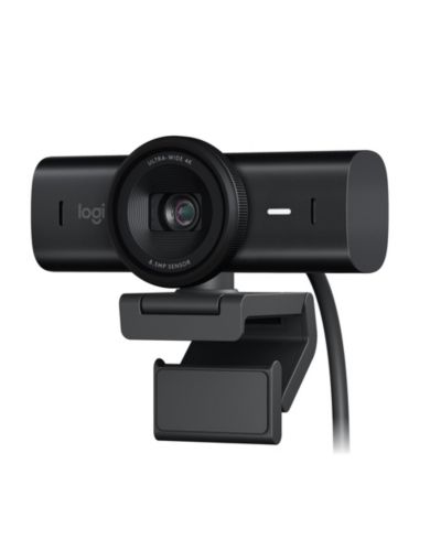 Logitech MX Brio Ultra HD 4K Webcam, 1080p 60FPS, Dual Noise-Reducing Mics, USB-C, Teams/Zoom/Meet