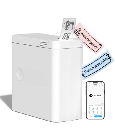 SWIFINT Bluetooth Mini Label Maker Machine, Rechargeable Thermal Label Printer, Portable Wireless Label Maker, Compatible with iOS Android