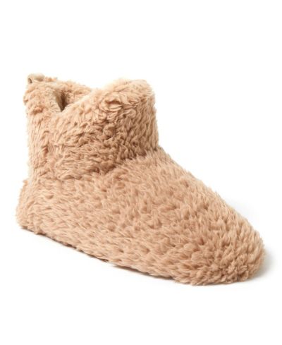Женские угго Dearfoams Chelsea Shaggy Pile Bootie Fuzzy House Slipper
