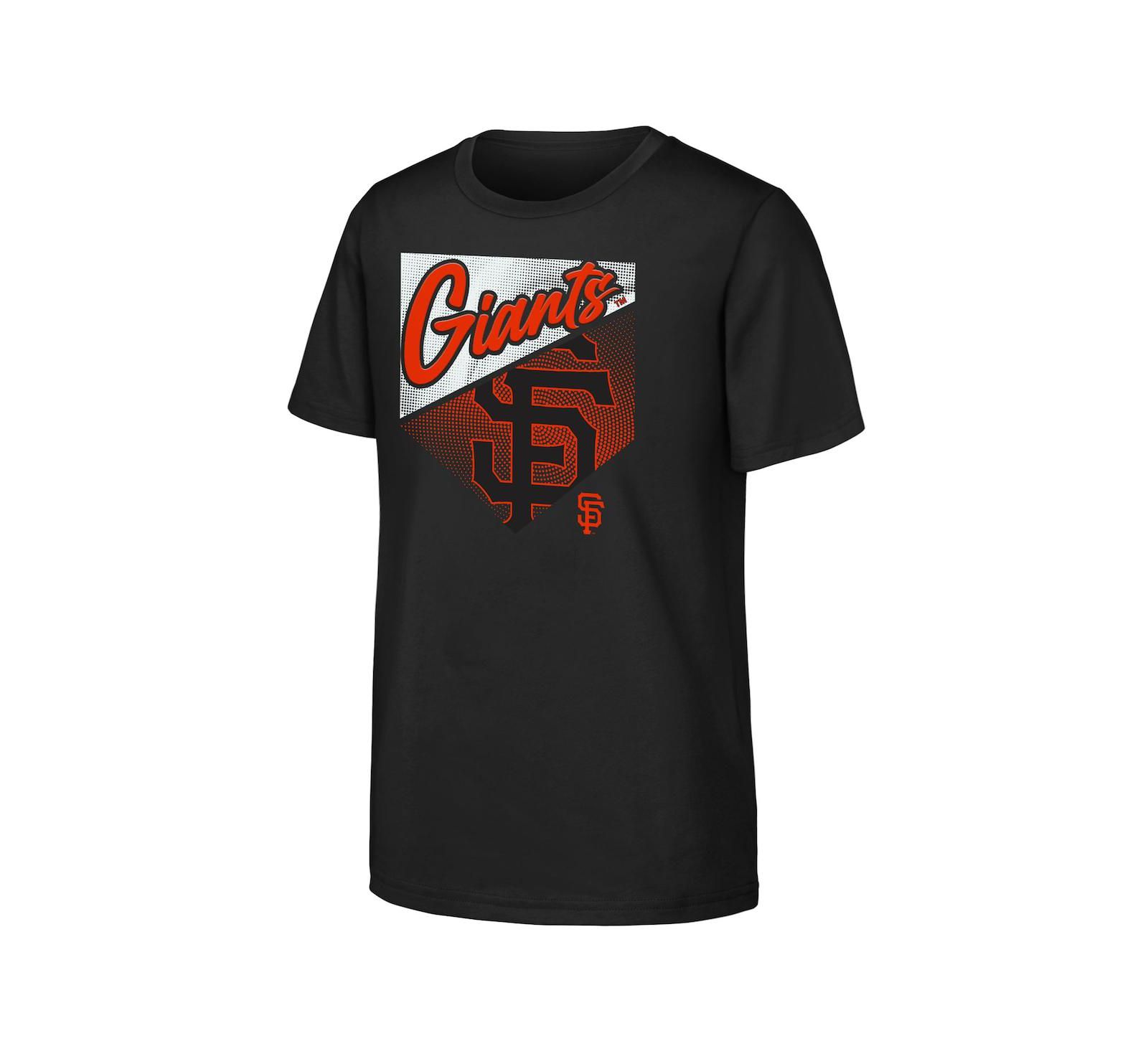 Футболка Outerstuff Big Boys and Girls Black San Francisco Giants Prime Plate
