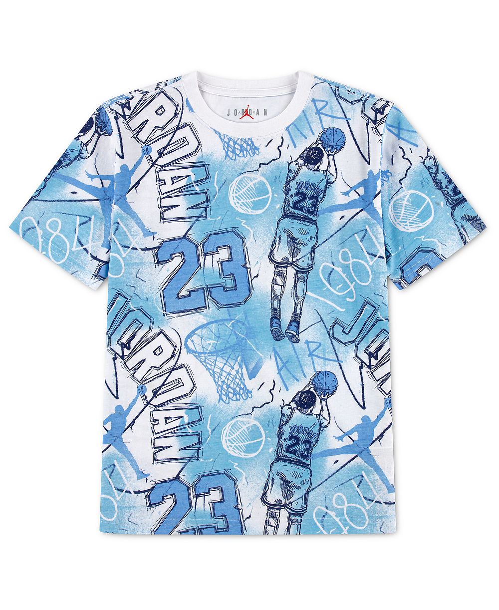Детская футболка Jordan Boys' 8-20 Notebook Doodle Printed Short-Sleeve