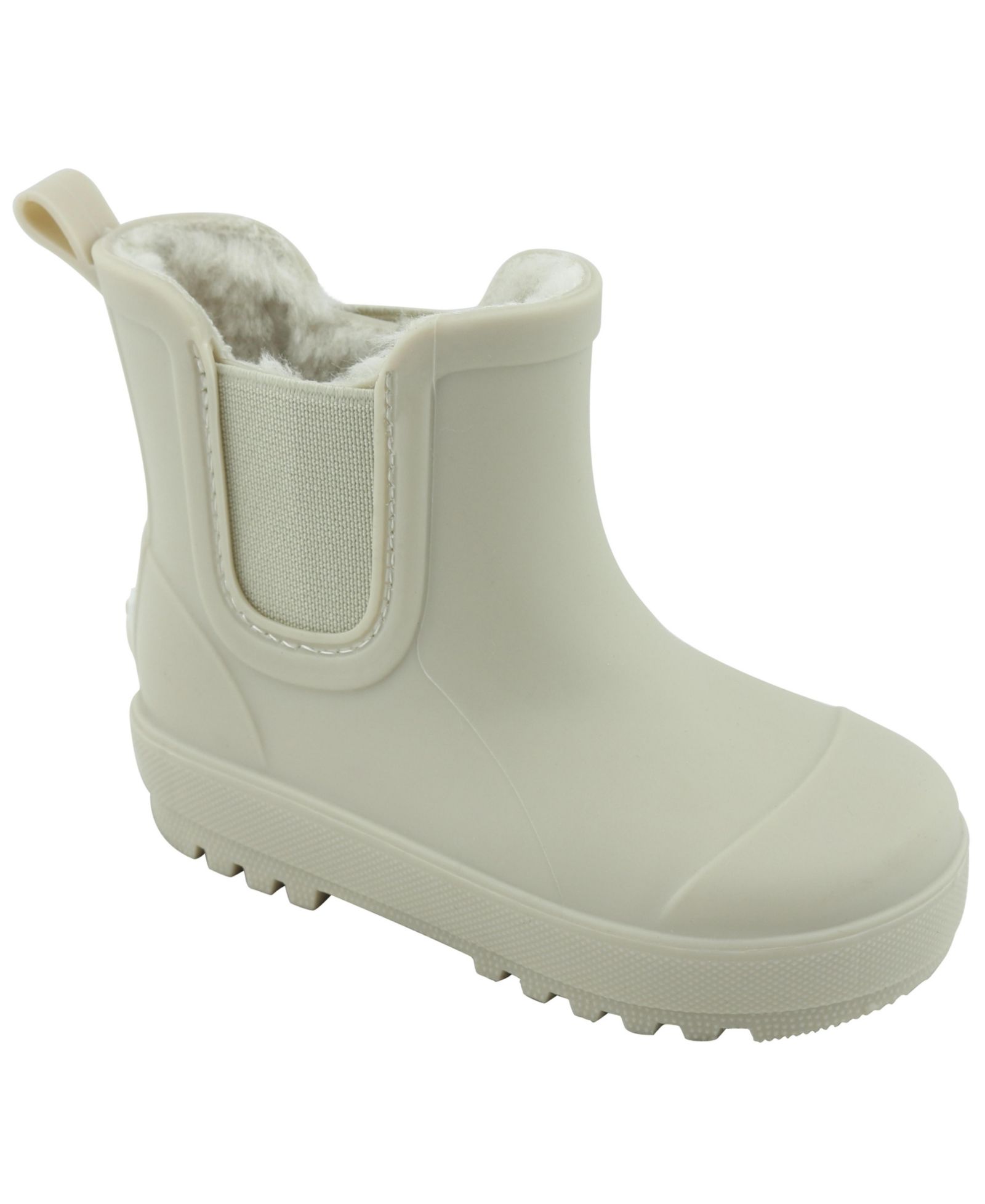 BEARPAW Детские водонепроницаемые резиновые сапоги Chelsea с подкладкой из искусственного меха