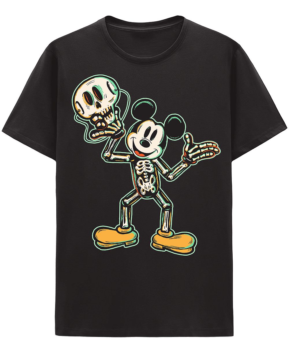 Hybrid Apparel Мужская футболка с графикой Mickey Mouse Halloween