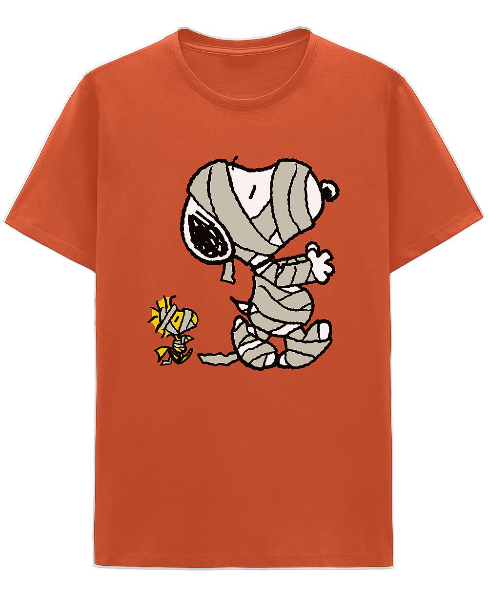 Hybrid Apparel Men's Snoopy Mummy Short-Sleeve T-Shirt