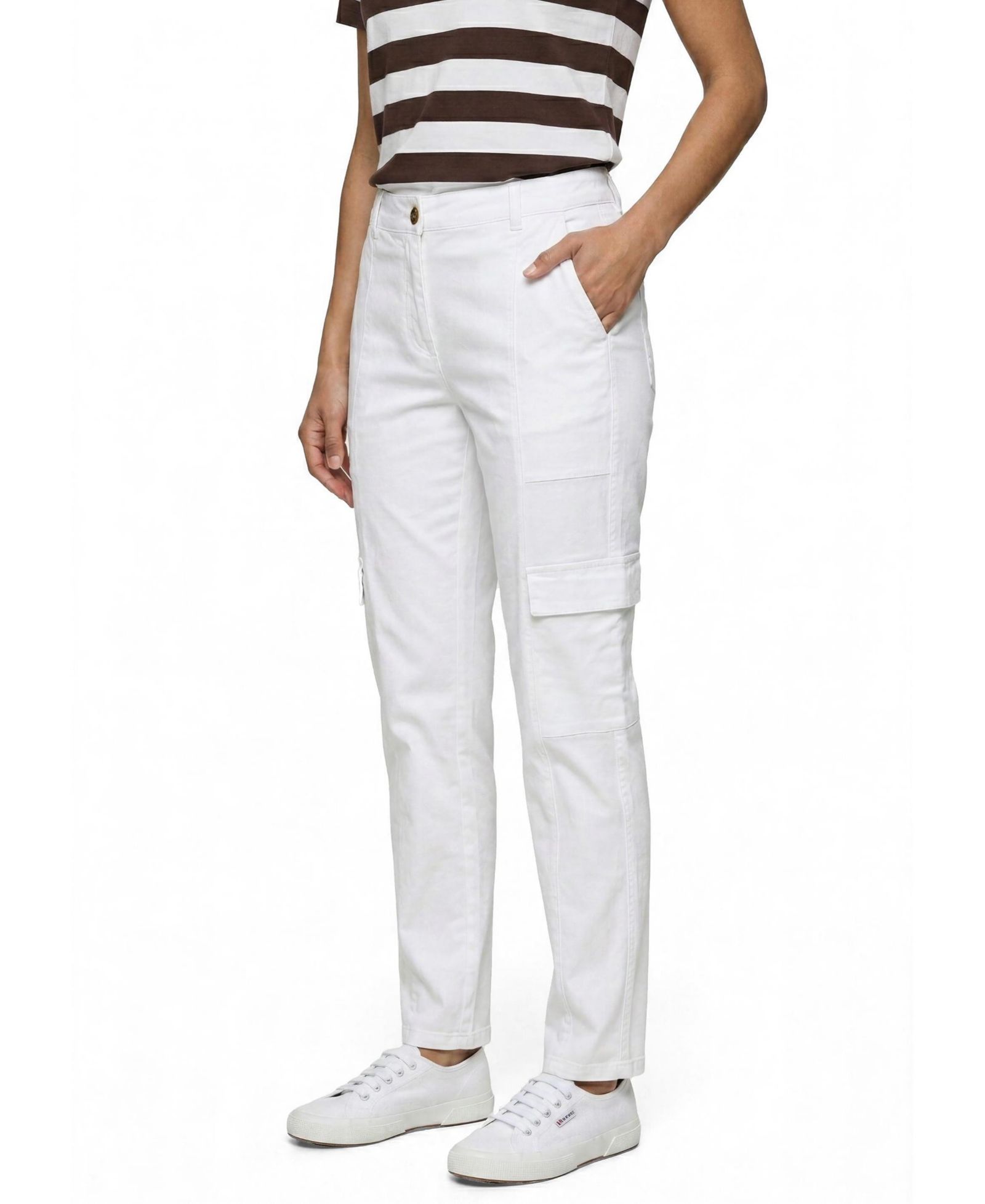 Olsen Women's Drawstring Cargo Pant