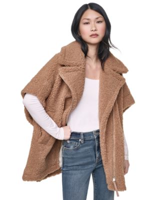 DKNY Jeans женская асимметричная пончо-куртка на молнии