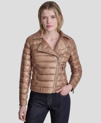 Женская куртка DKNY Jeans Moto Style Lightweight Puffer