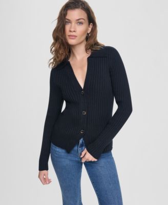 DKNY Jeans Женский кардиган Polo Long-Sleeve
