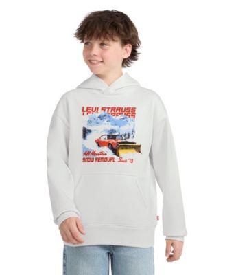 Levi's Boys' 8-20 Snow Plow Long-Sleeve Kangaroo-Pocket Hoodie
