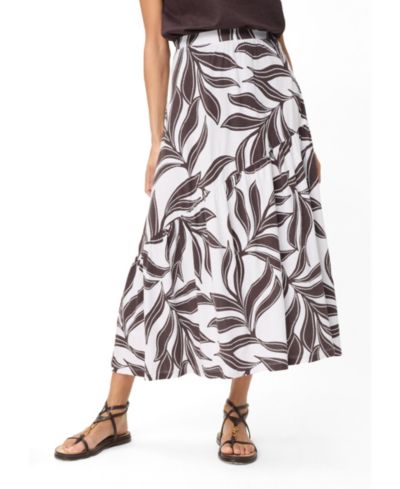 Olsen Women's Dotted Leaf Skirt