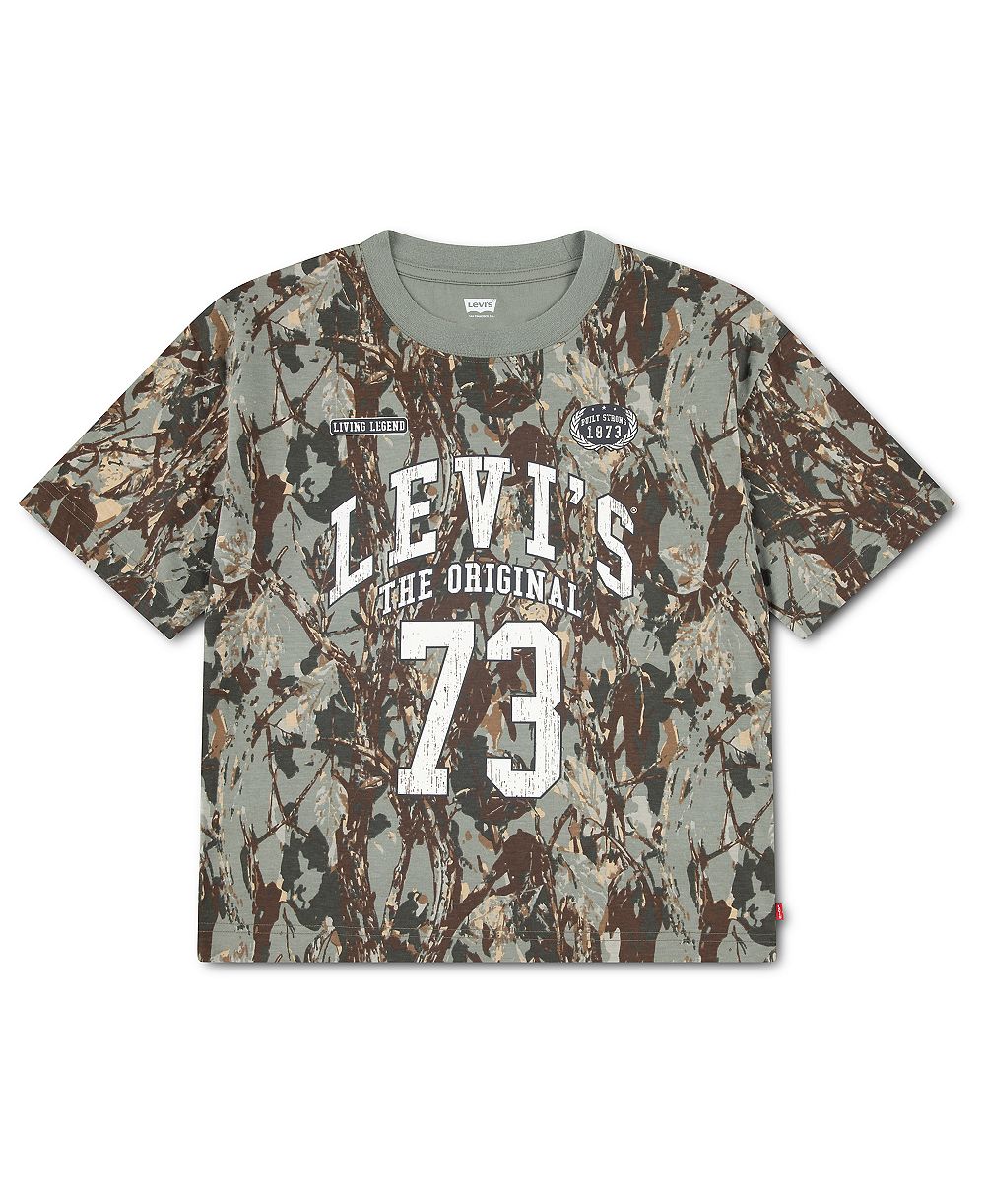 Levi's Boys' 2T-7 Tree Camo Short-Sleeve T-Shirt