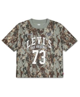 Levi's Детская футболка с коротким рукавом Tree Camo 2T-7