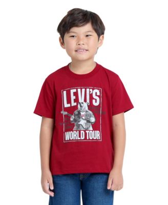Детская футболка Levi's с принтом «Полярный медведь» для мальчиков 4-20 лет