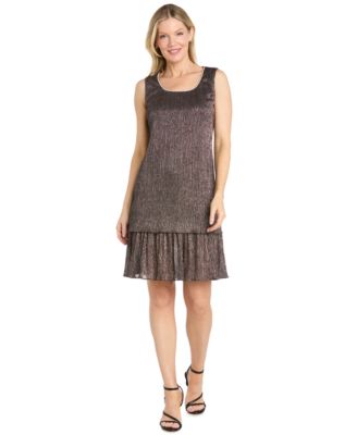 R & M Richards Petite Scoop Dress & Open-Front Jacket, 2-Piece Set