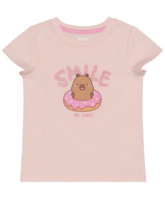 Epic Threads Toddler Girls' 12M-5T Smile Short-Sleeve T-Shirt