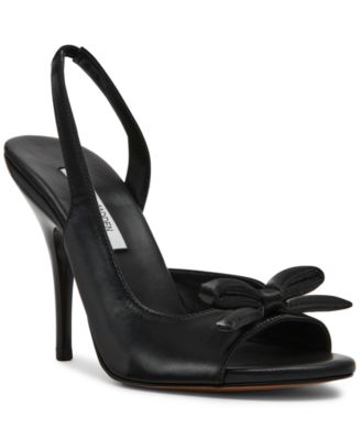 Steve Madden Women's Flounce Slingback Peep-Toe Bow Pumps