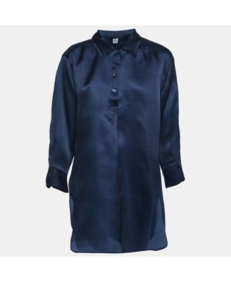 Женская шелковая туника Pre-Owned Toteme Oversized