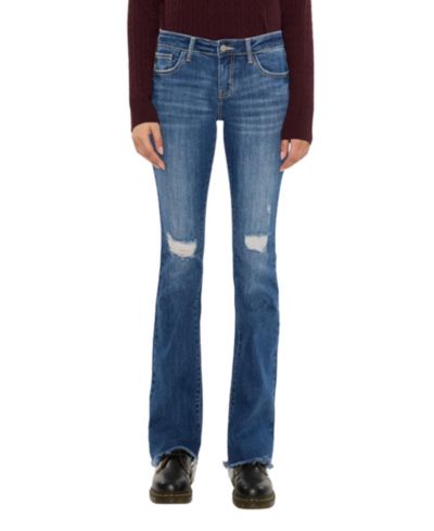 KanCan Essential Women's Mia Low Rise Baby Bootcut Jeans
