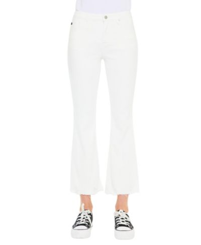 KanCan Essential Women's Volumina High Rise Crop Bootcut Jeans