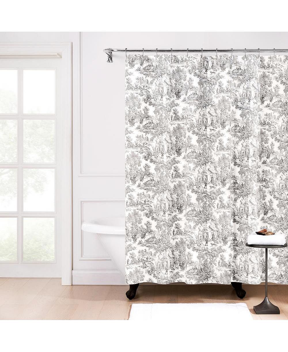Ellis Curtain Victoria Park Toile Precise Patterned High Quality Water Proof Bathroom Shower Curtain
