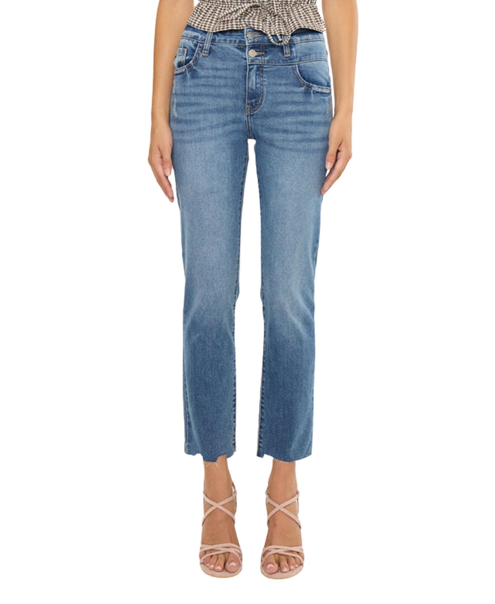 KanCan Essential Женские джинсы Kathleen High Rise Slim Straight