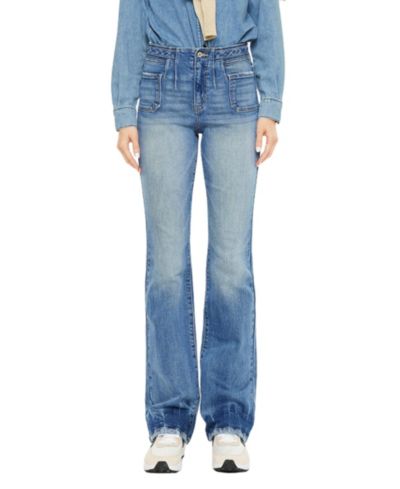 KanCan Women's Denicee High Rise Bootcut Jeans