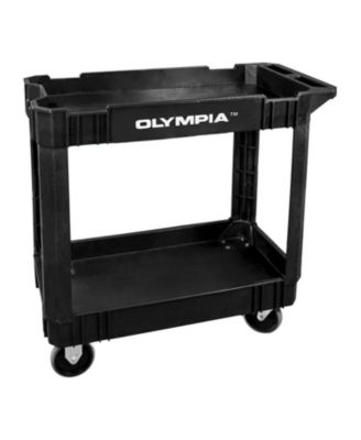 Пластиковая передвижная тележка Olympia Tools, грузоподъемность 500 фунтов