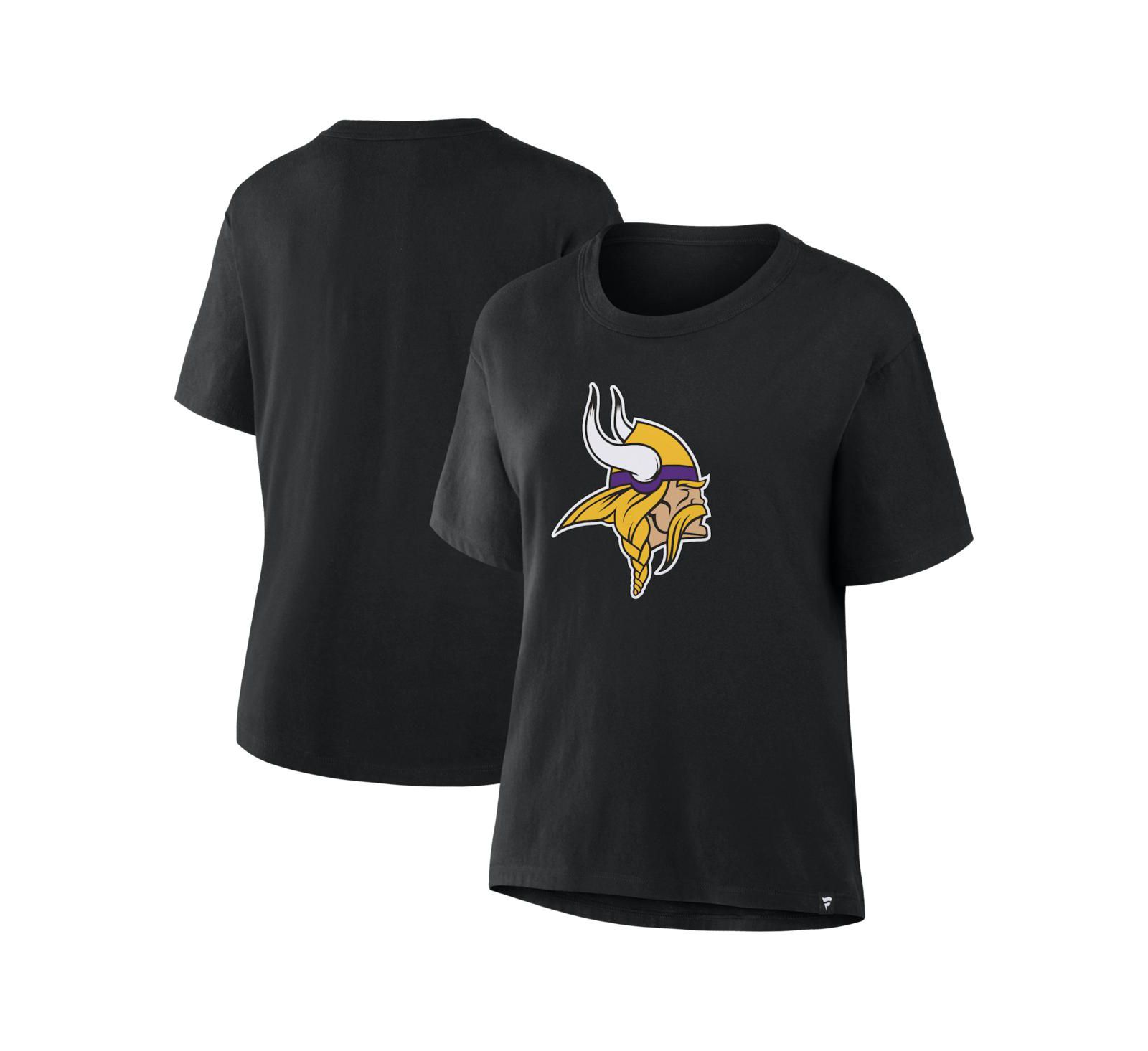 Женская футболка Fanatics Black Minnesota Vikings Essential Legacy