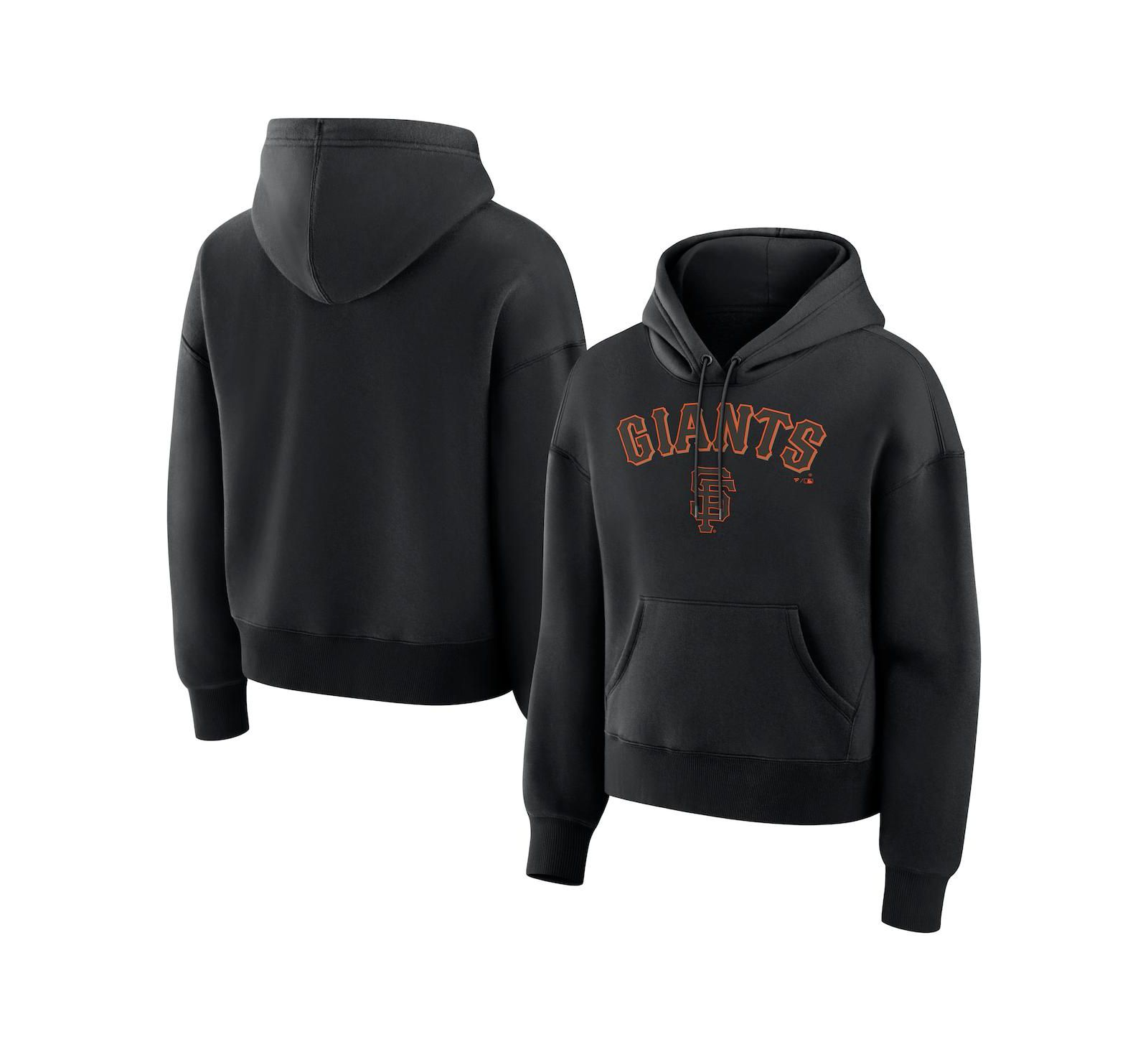 Женское худи Fanatics Black San Francisco Giants Lockup Legacy Fleece