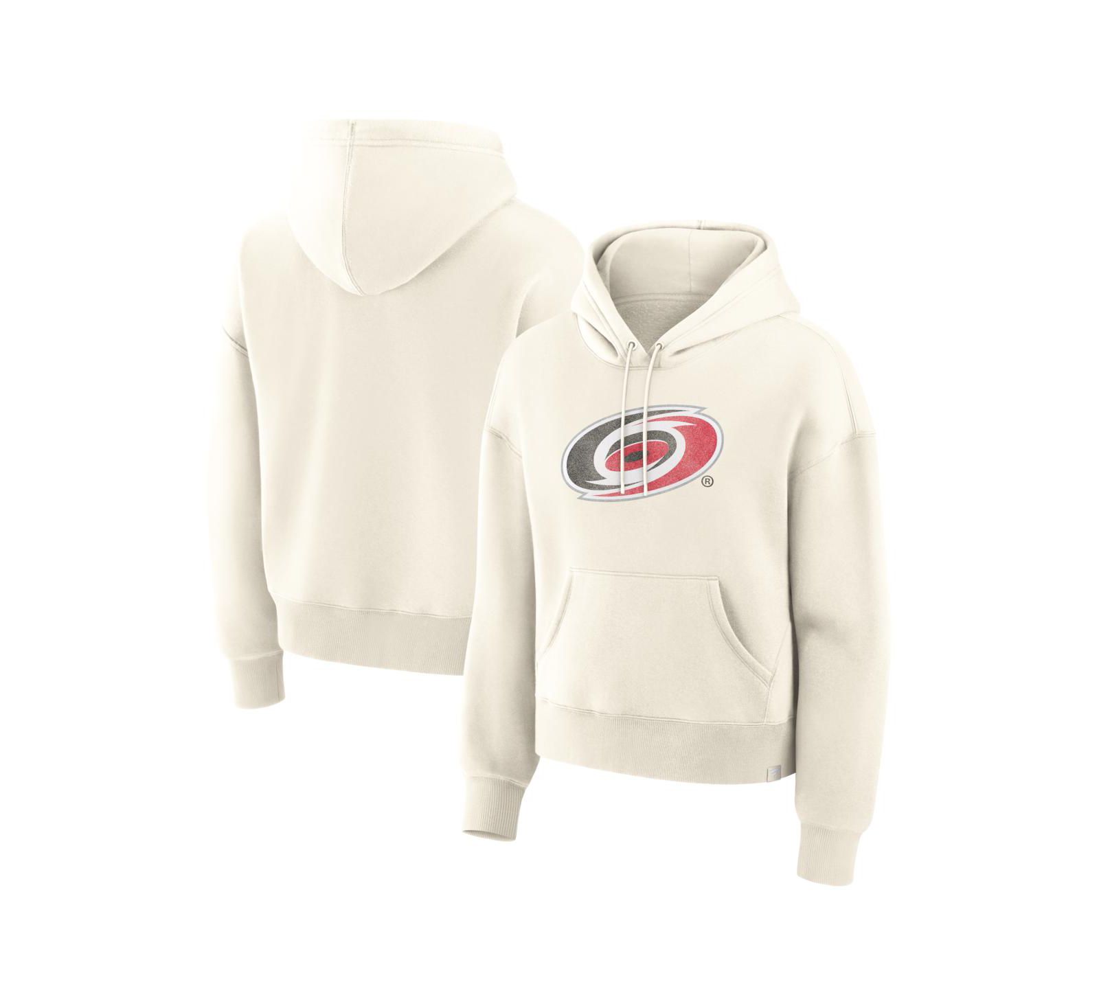 Fanatics Женское худи Carolina Hurricanes Distressed Logo Cream