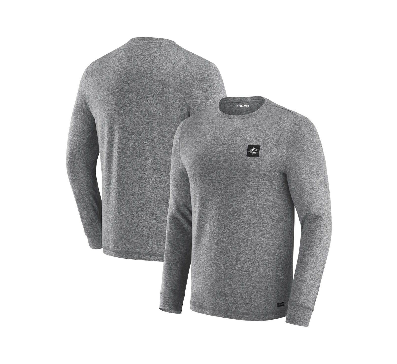 Мужская футболка J. Palmer Men's Black Miami Dolphins Four Down Long Sleeve T-Shirt