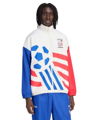 adidas Мужская белая ветровка USMNT 1994 World Cup Full-Zip Woven