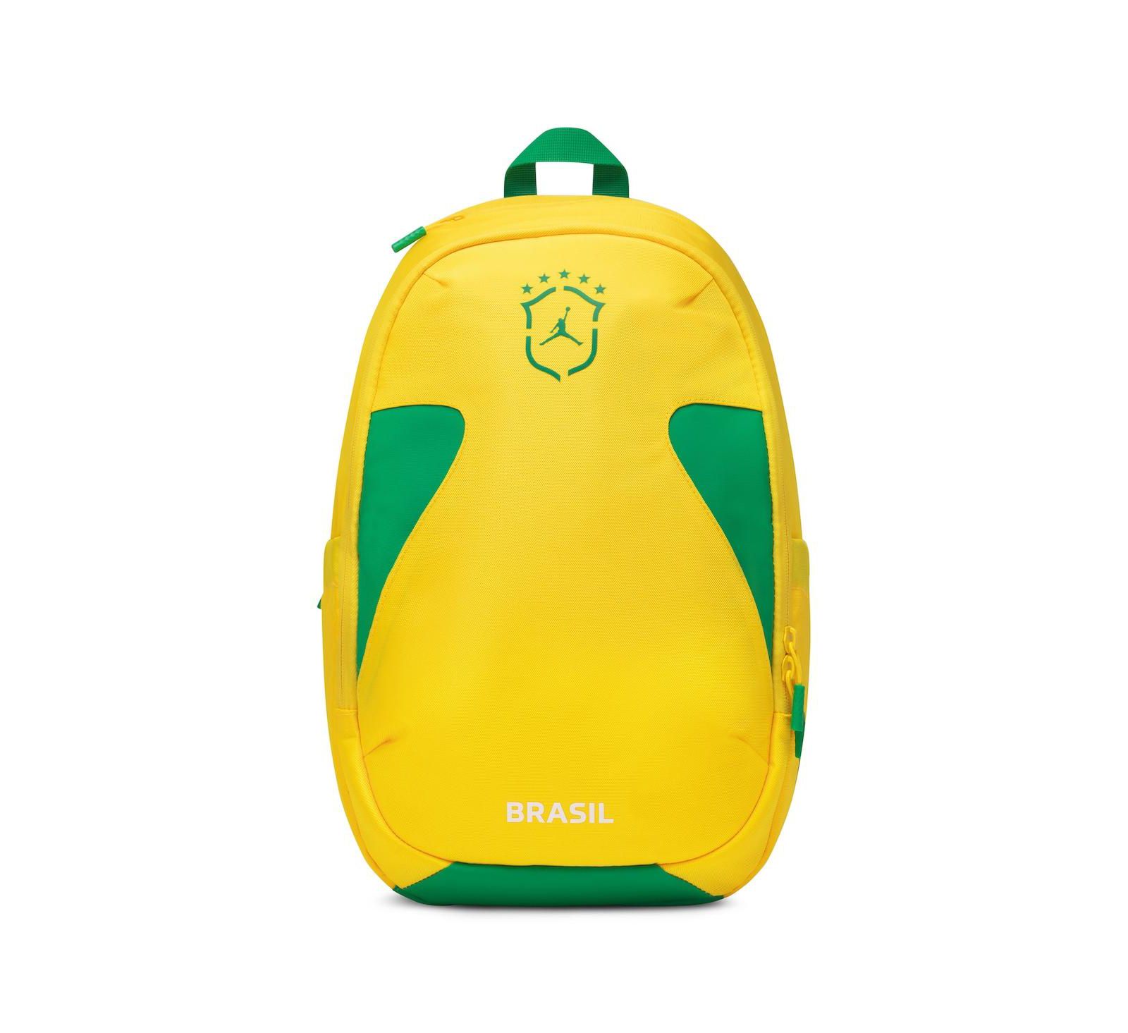Рюкзак Jordan Brazil National Team Element, желтый, для мужчин и женщин