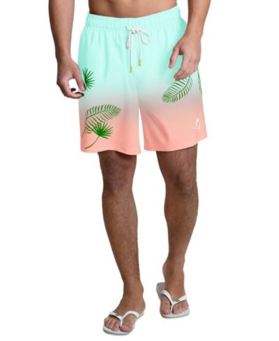Мужские плавательные шорты Margaritaville Aqua Miami Dolphins Sunset On The Beach
