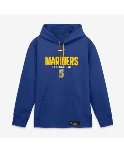 Nike Men's Royal Seattle Mariners Authentic Collection Therma-FIT Hoodie