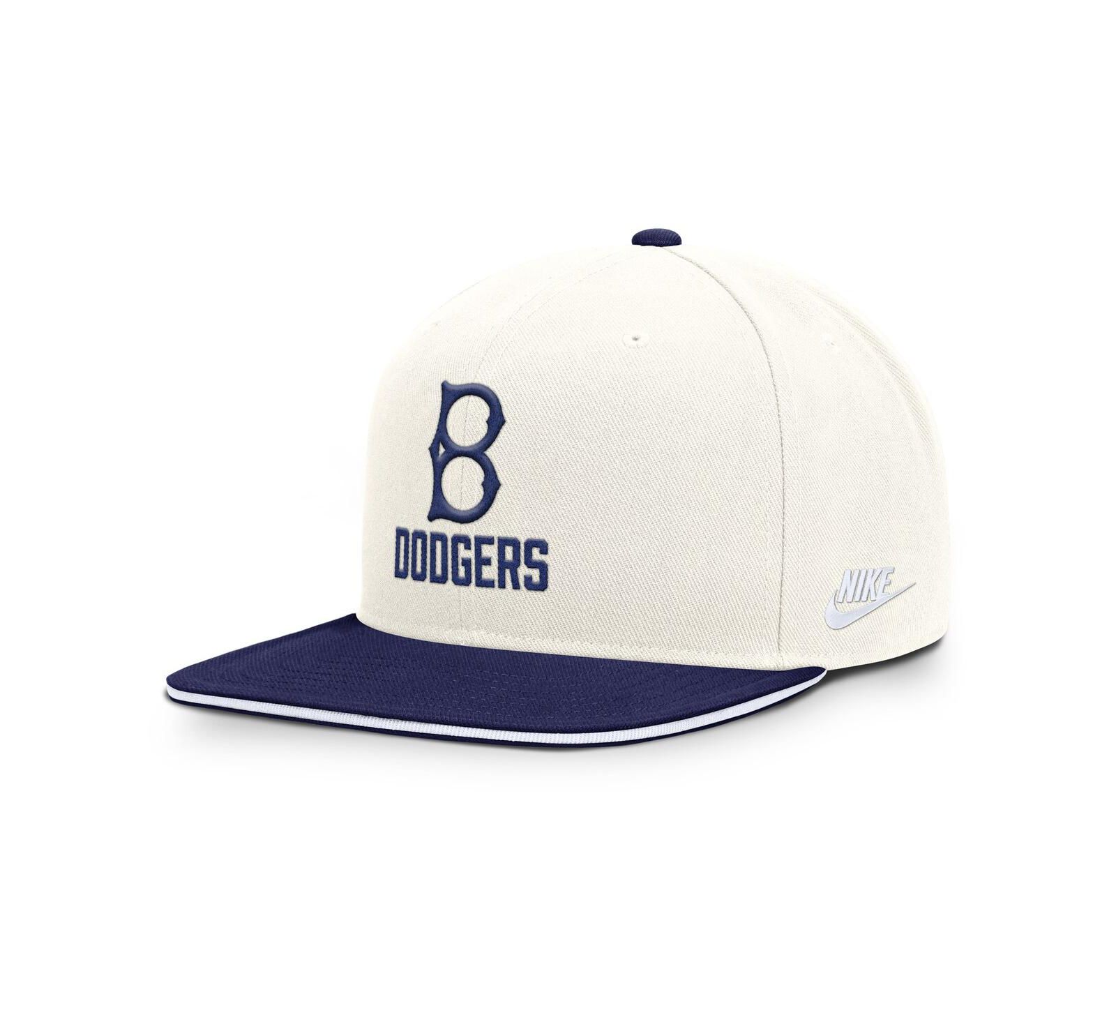 Nike Мужская кепка Brooklyn Dodgers Cooperstown Pro Dri-FIT Cream/Royal