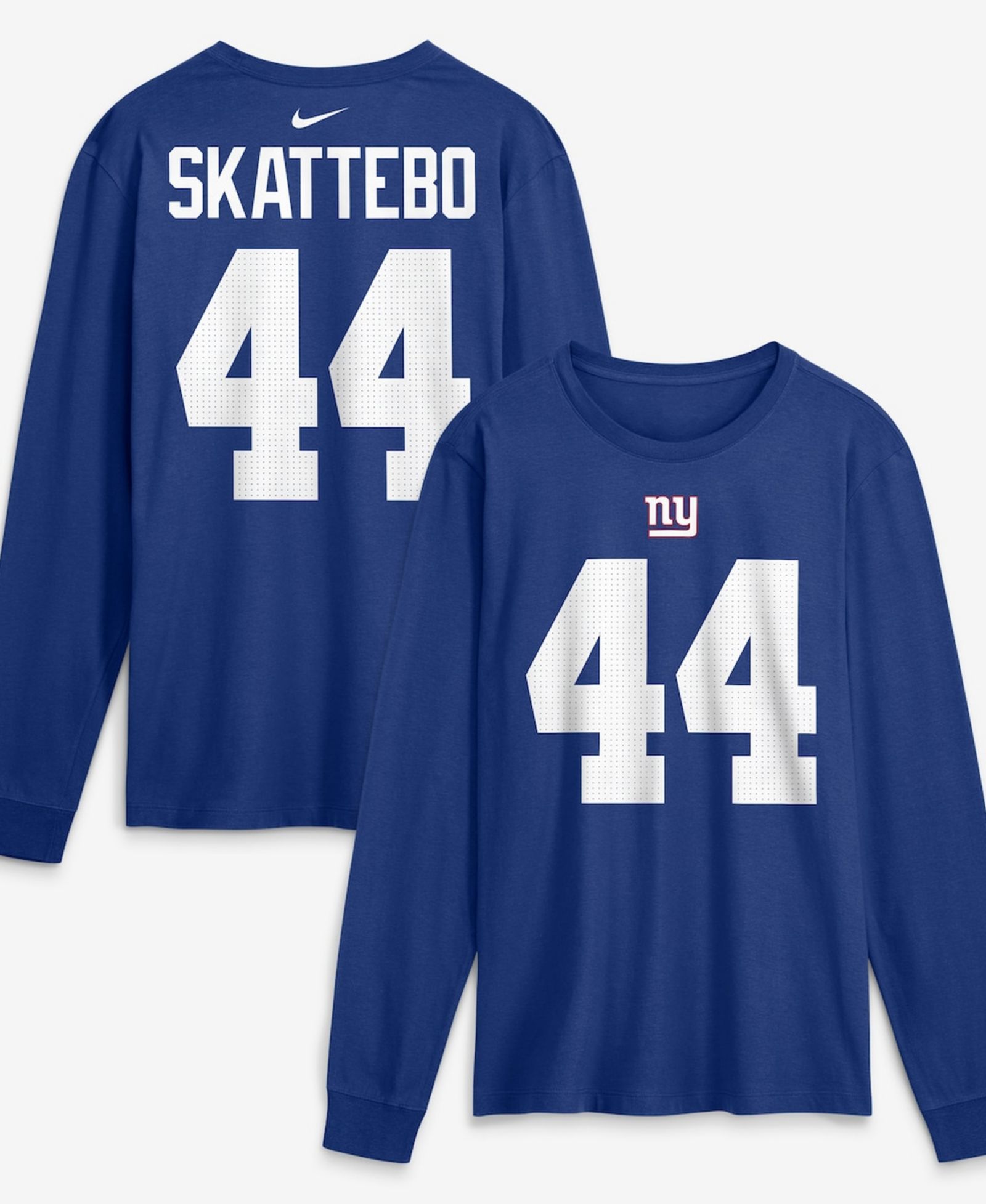 Nike мужская футболка с длинным рукавом New York Giants, цвет Royal