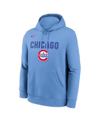 Nike Мужское худи Chicago Cubs Alternate Club Fleece Light Blue