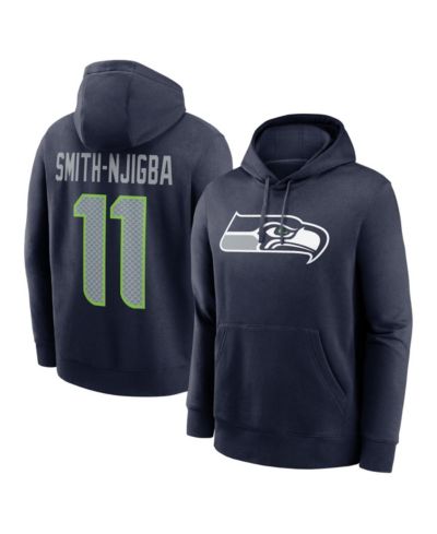 Nike Men's Jaxon Smith-Njigba College Navy Seattle Seahawks Name & Number Hoodie