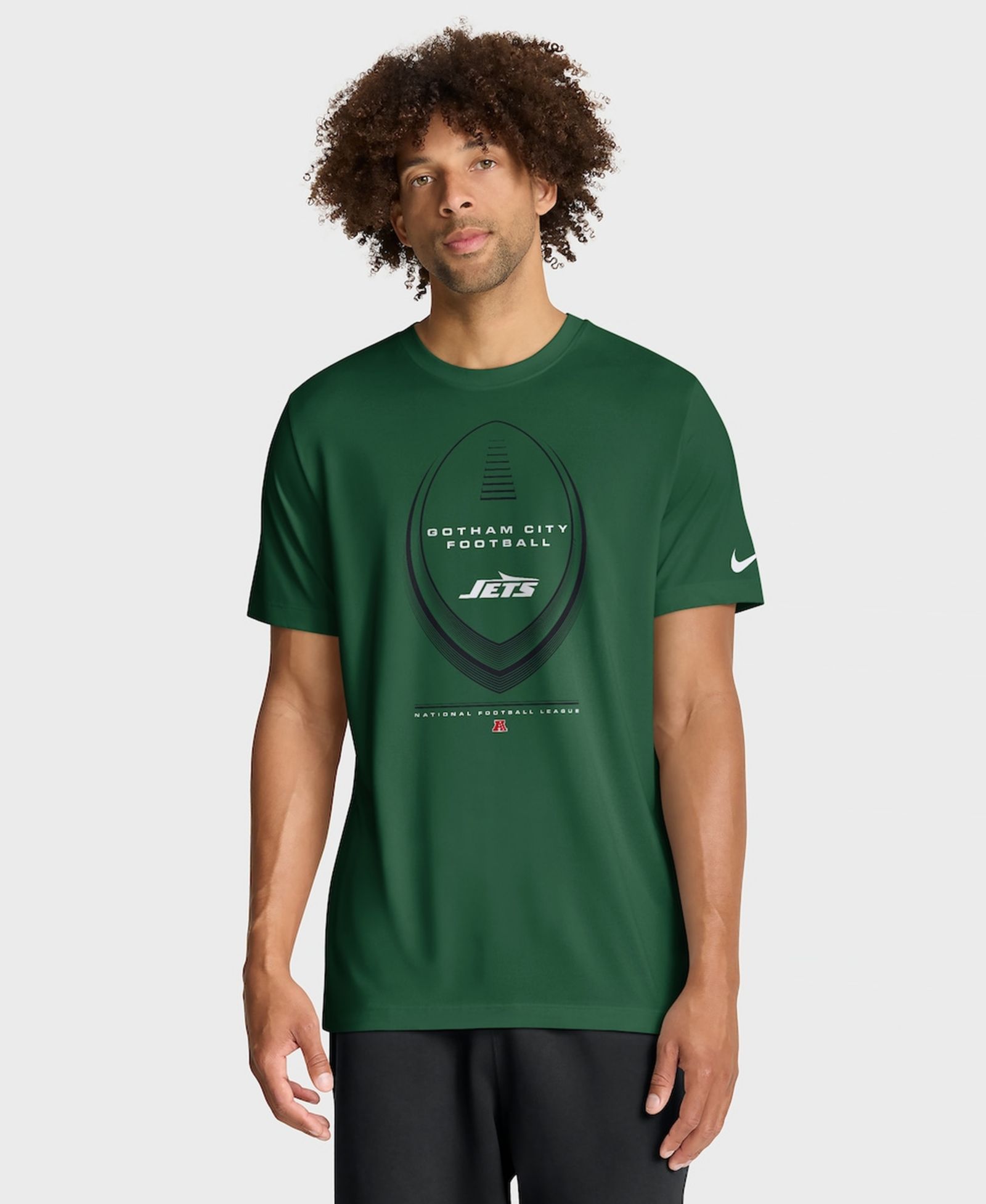 Мужская зеленая футболка Nike New York Jets Legend Icon Dri-FIT T-Shirt
