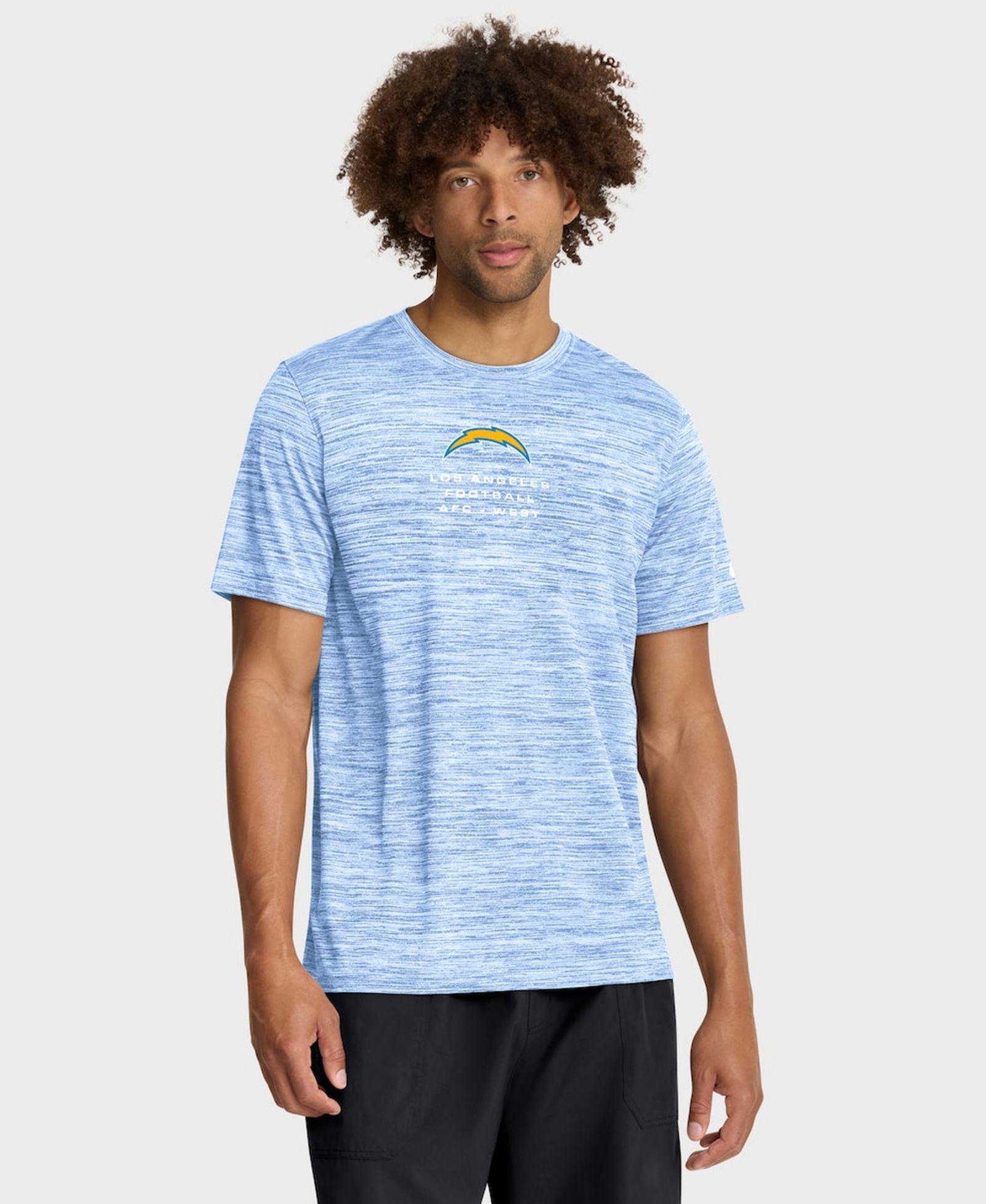 Nike Мужская футболка Nike Los Angeles Chargers Velocity Ball Carrier Dri-FIT Powder Blue